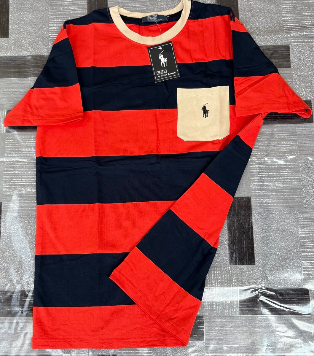 T-shirt à rayures unisexe