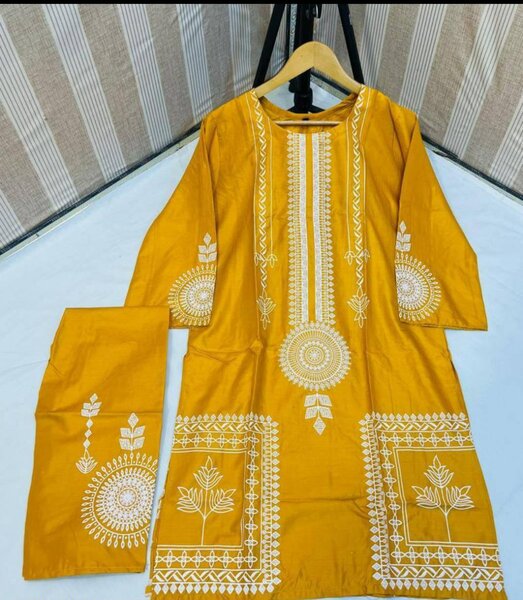 2 PCs women stitched Linen