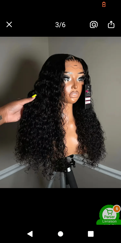 Perruque synthétique