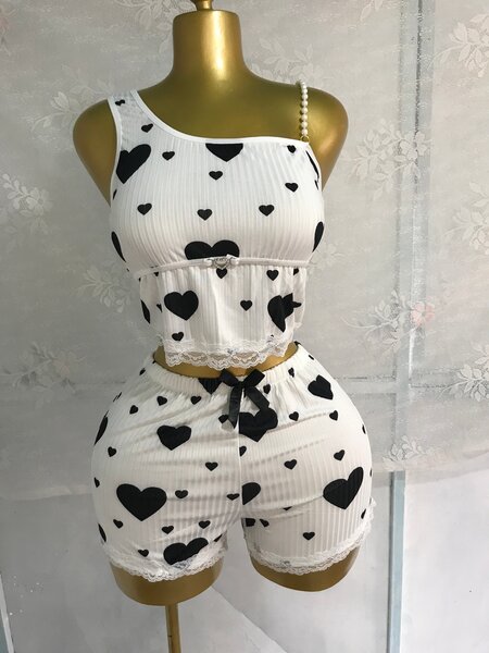 Ensemble de pyjama court en coton