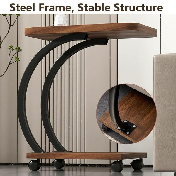 Table d'appoint mobile luxueuse