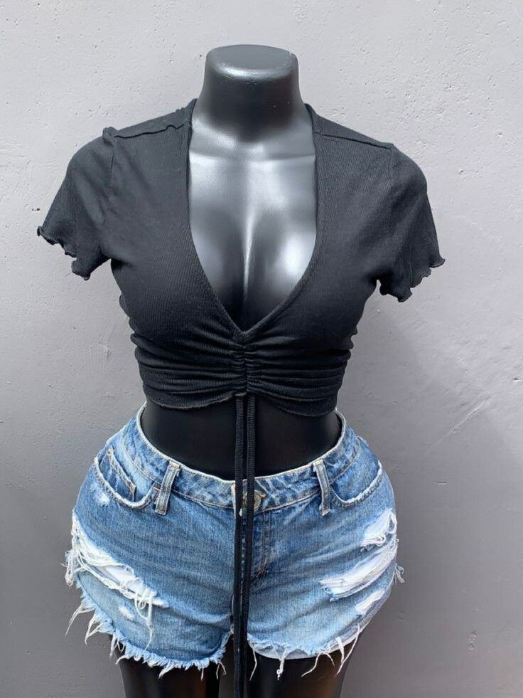 Top court noir ajustable