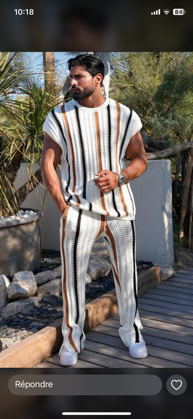 Ensemble veste et jean graffiti