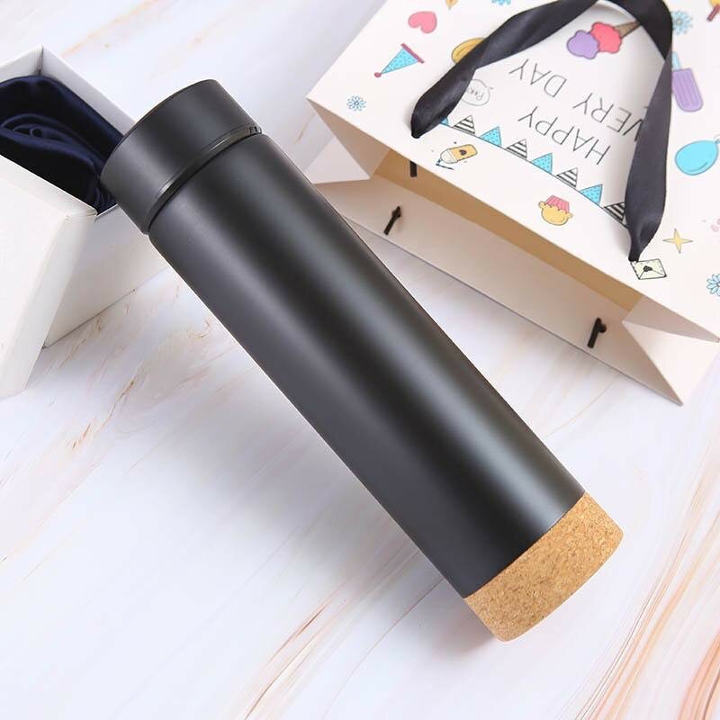 Cork Base Stainless Steel Double Wall Vacuum Insulated 500ml