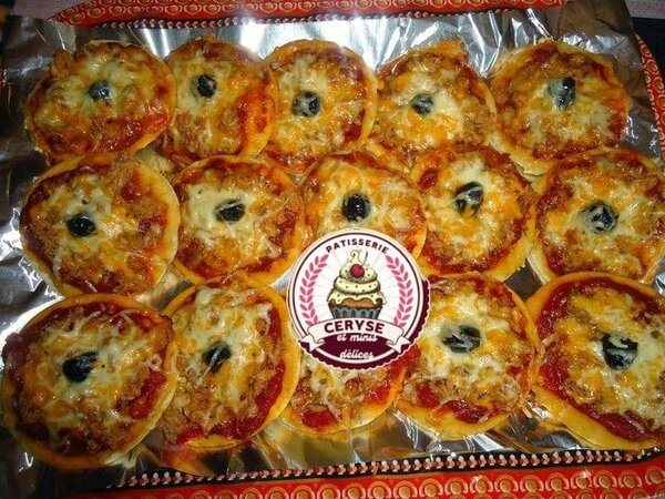 Minis pizzas
