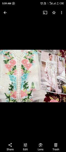 Unstitched Designer dress Maria B first copy on sale