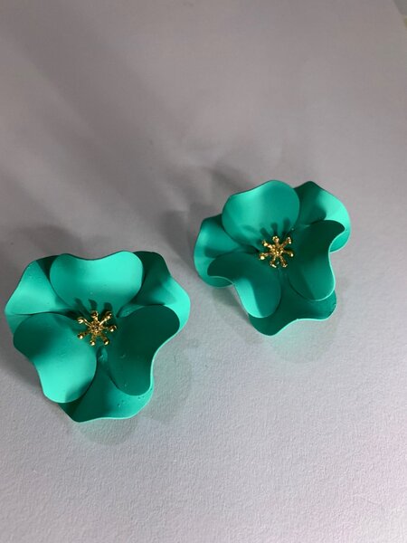 Boucles d'oreilles en forme de fleur