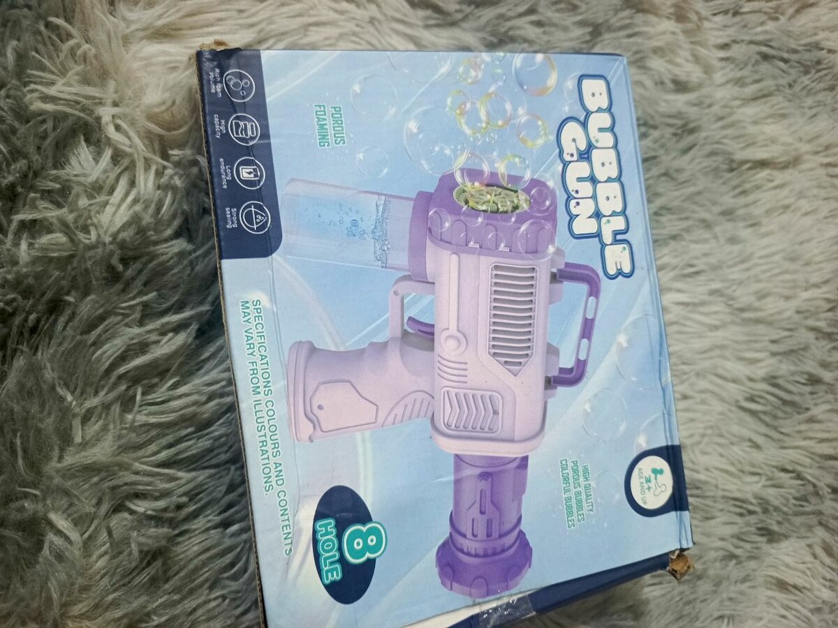 Pistolet à Bulles 8 Trous