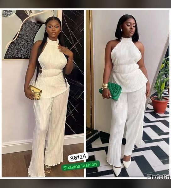 Ensemble élégant noir et blanc