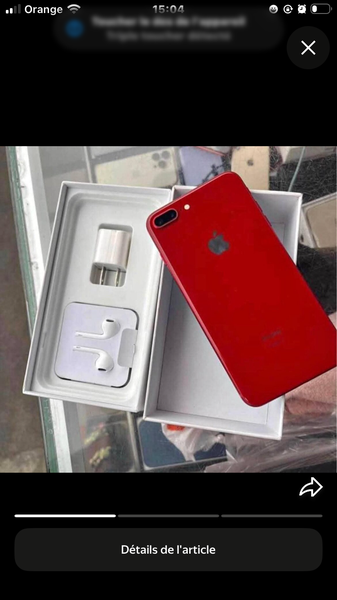 Smartphone iPhone Rouge