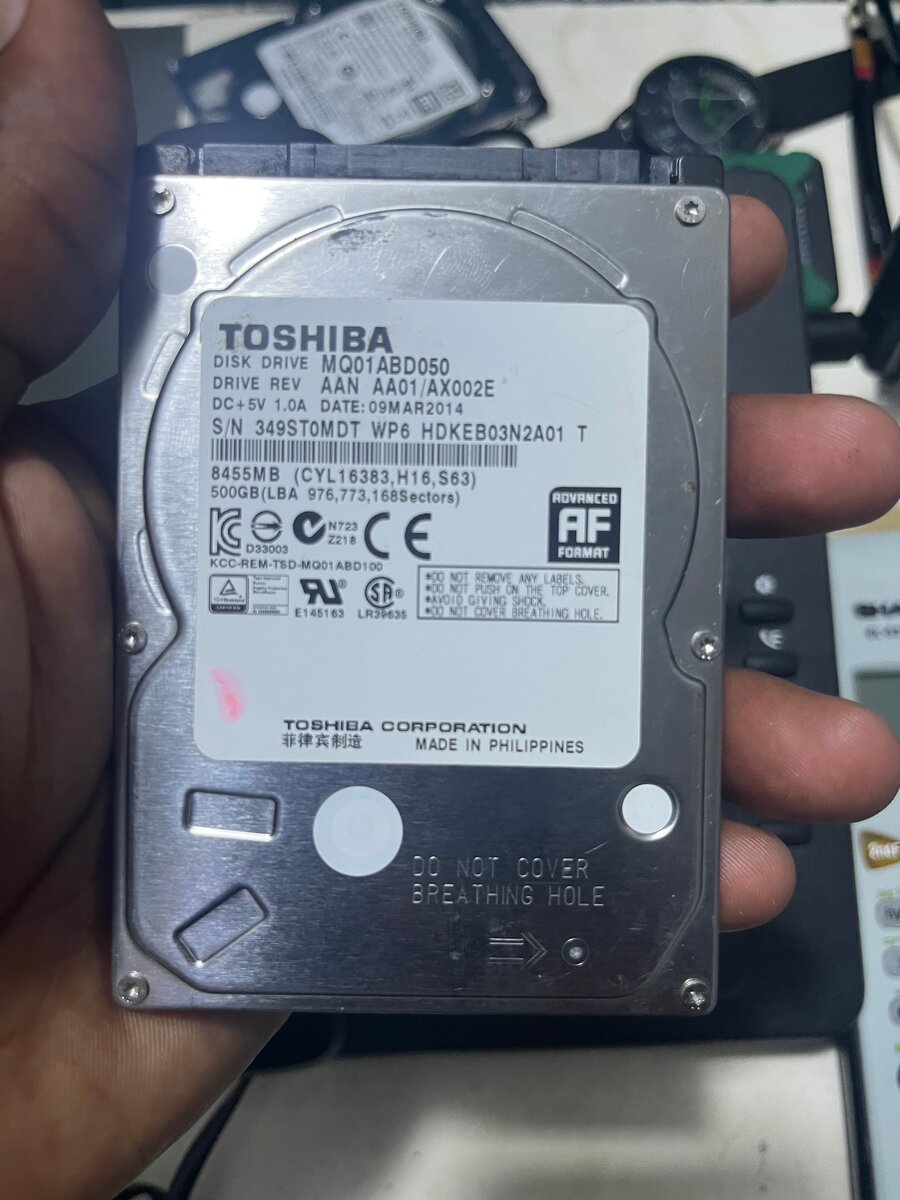 Disque dur Toshiba 500 Go