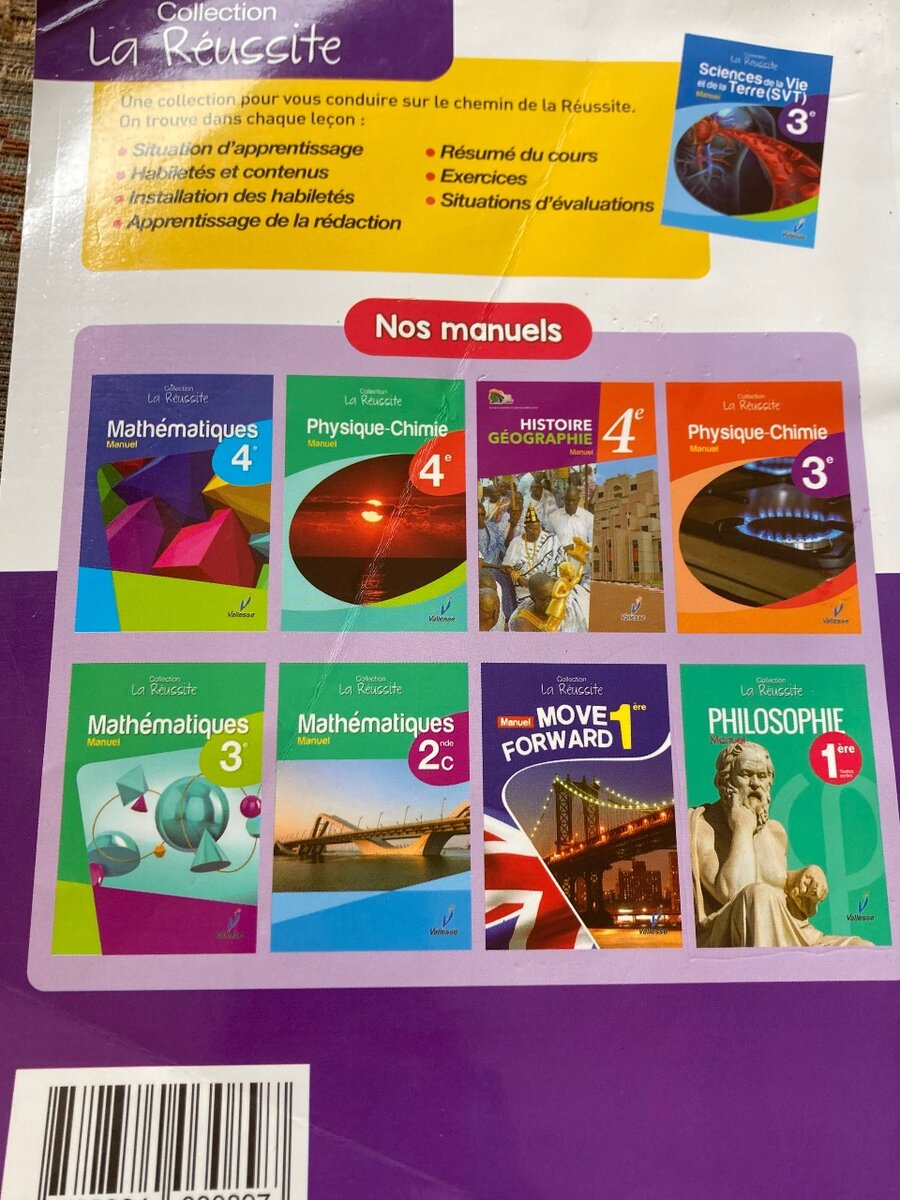 Livre SVT 4ème - Collection Réussite