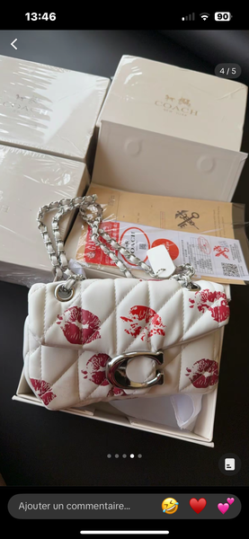 Sac à main quilté floral