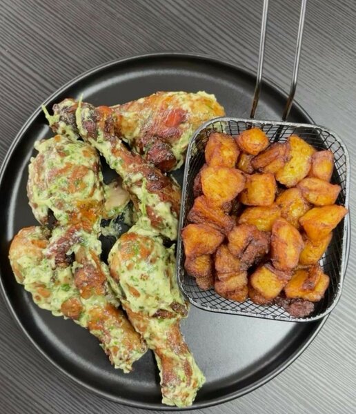 Poulet mayo avec alloco