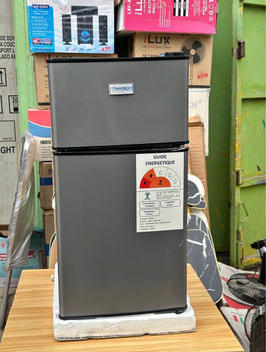 Réfrigérateur compact 2 portes