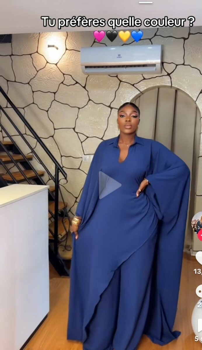 Combinaison longue fluide pour femme