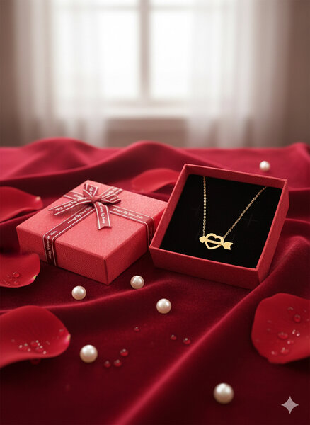 Collier pendentif doré élégant