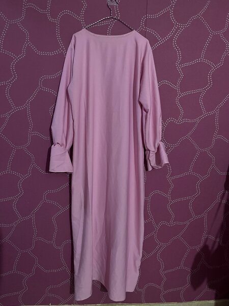 Robe longue rose élégante