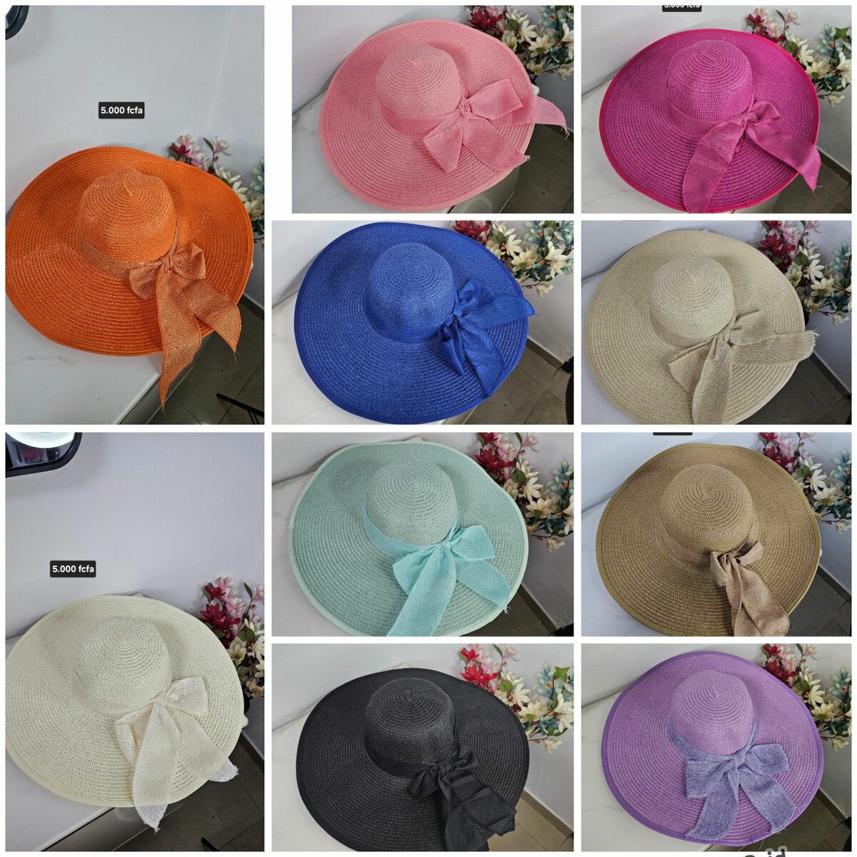 Chapeau de soleil élégant