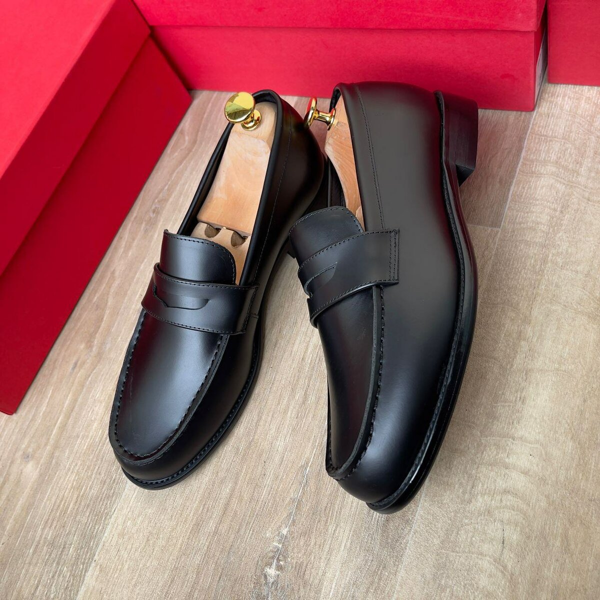 Mocassins en cuir élégants