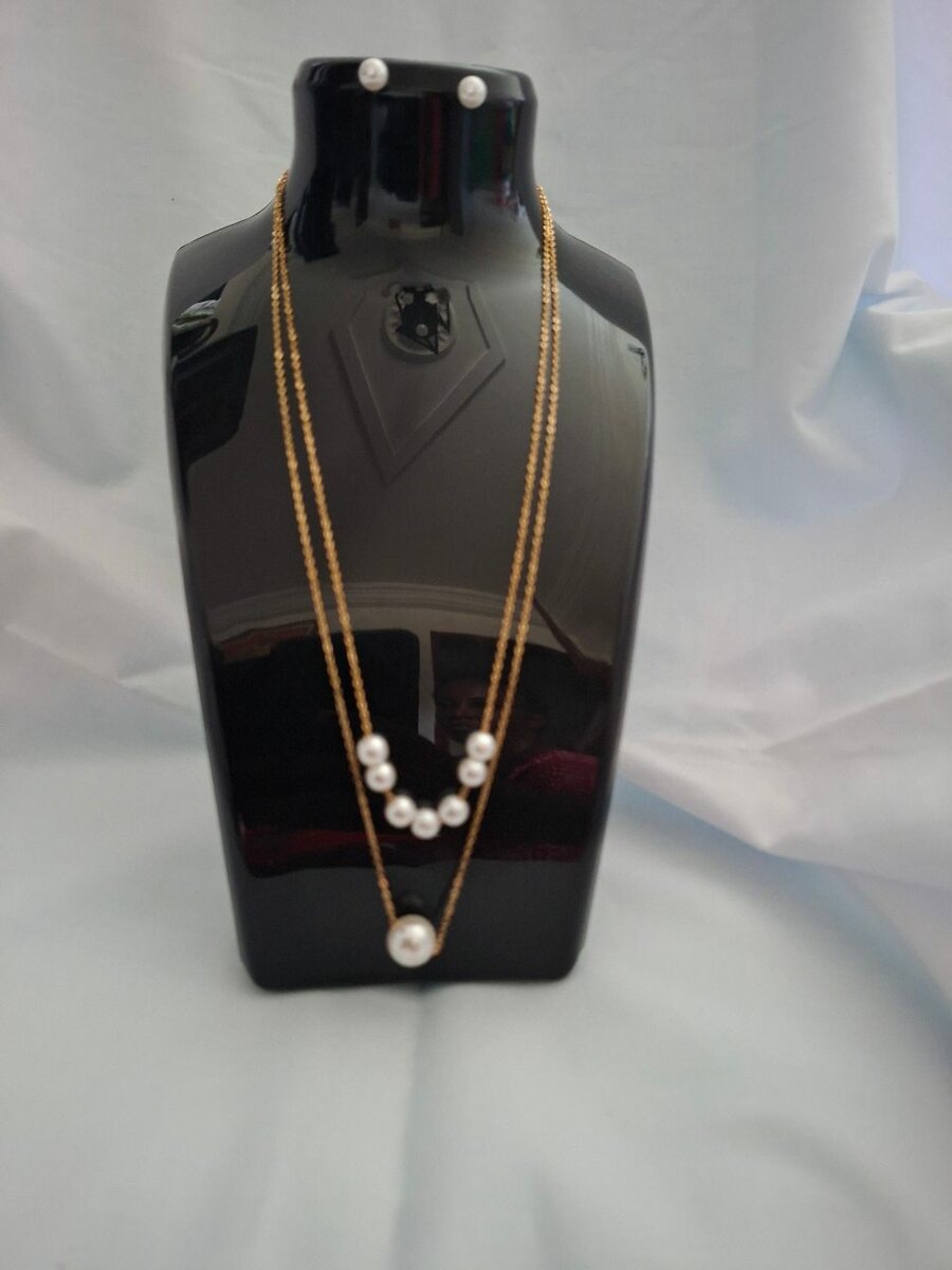 Collier Perles Élégant