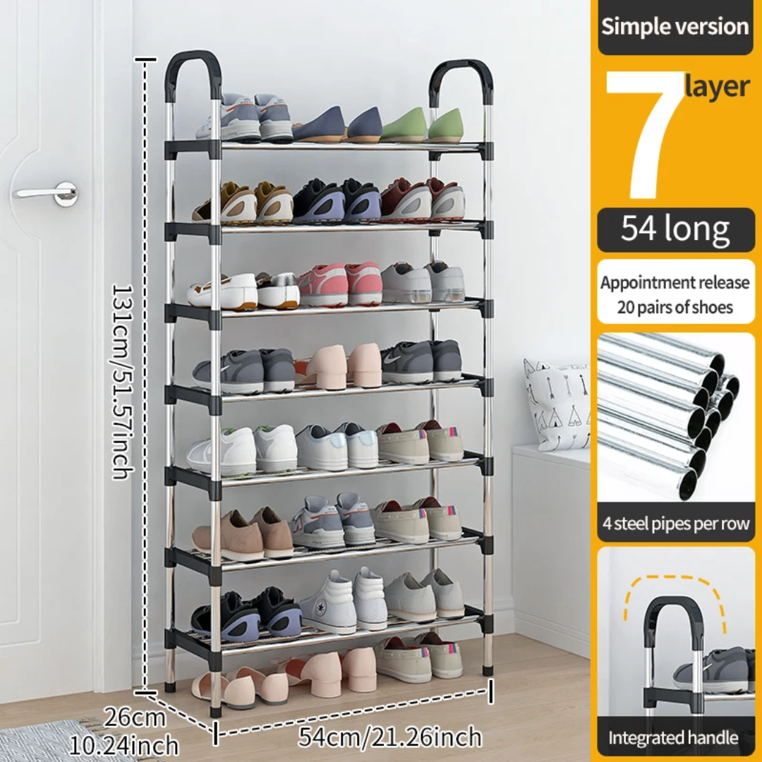 Étagère à chaussures 7 niveaux