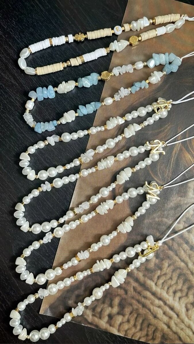 Chaîne de téléphone perles