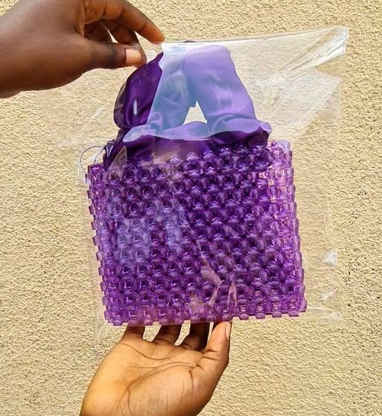 Sac à main, sac en perles