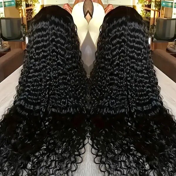 Real hd full lace front Virgin human hair wig 250%