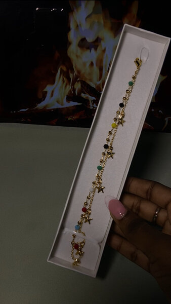 Chaîne de pied avec étoile