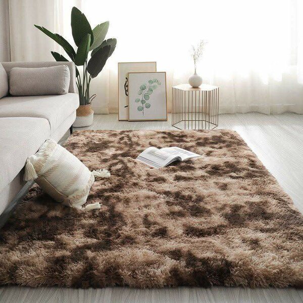Tapis doux en fausse fourrure