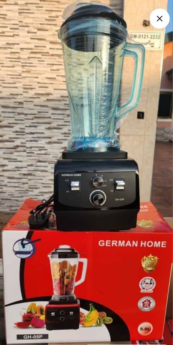 German Home Commercial Blender 5L Capacity
