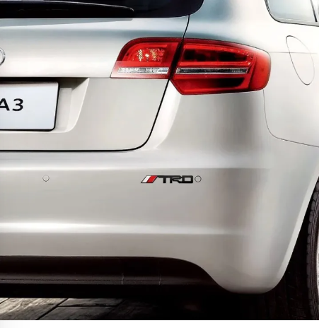 3D Metal TRD Logo Black