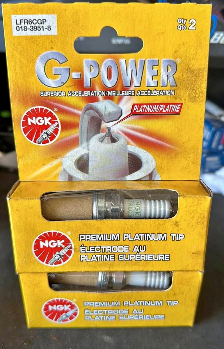 NGK Spark Plugs (LFR5AGP)  (018-4784-0) (CANADA)