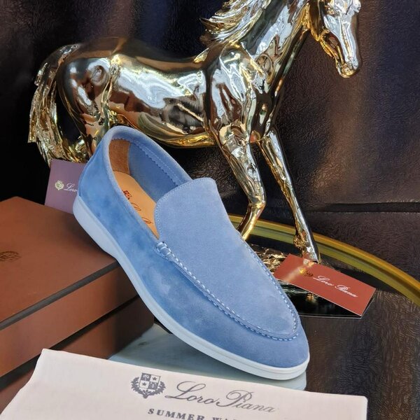 Mocassins en daim pour homme