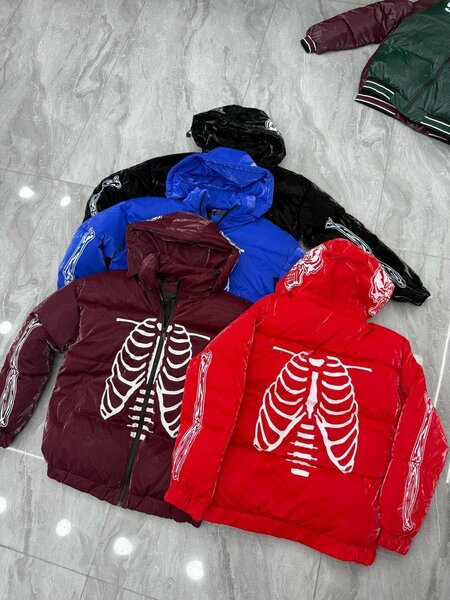 Doudoune unisexe design squelette