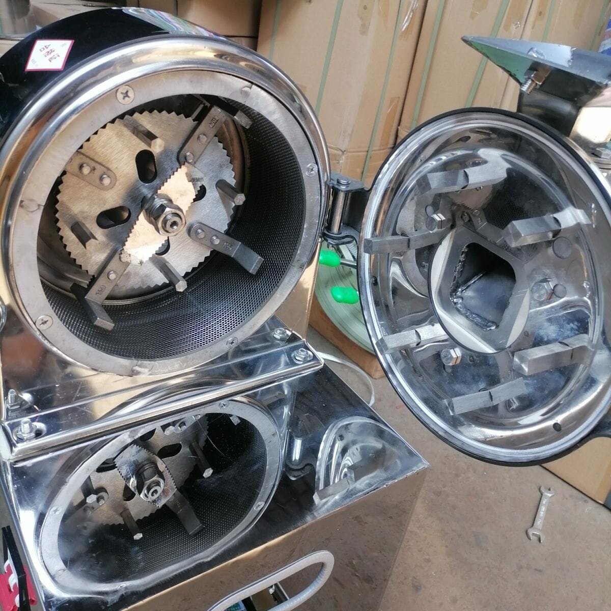 Complete stainless steel Hammer Mill