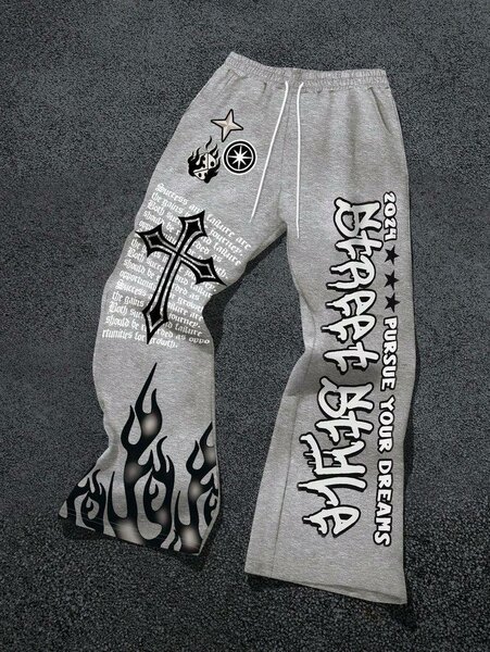 Pantalon style street imprimé