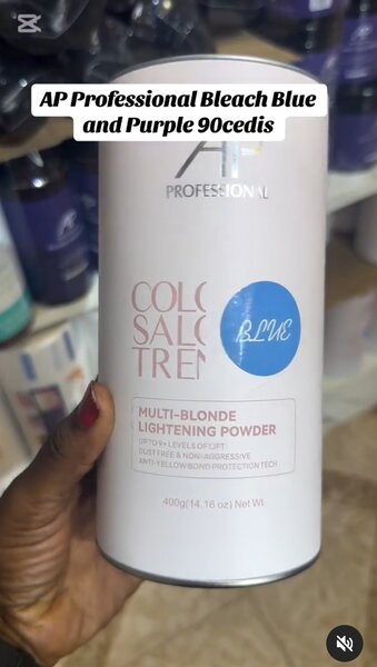 AP Professional Bleach Blue   and Purple
