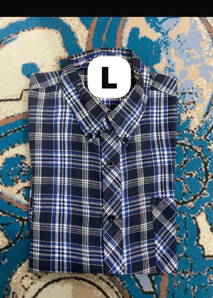 Chemise à carreaux homme