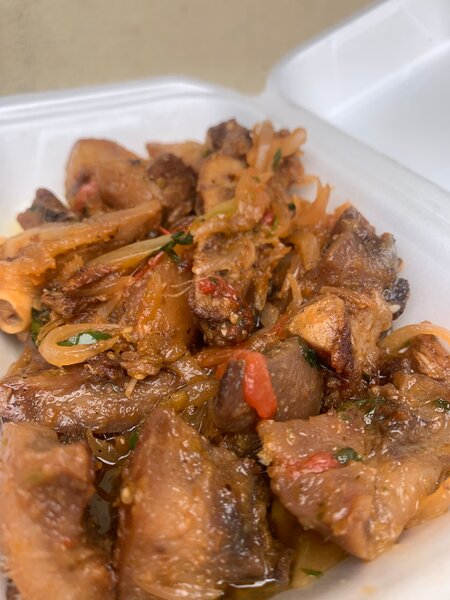 Délicieux plat de viande épicée