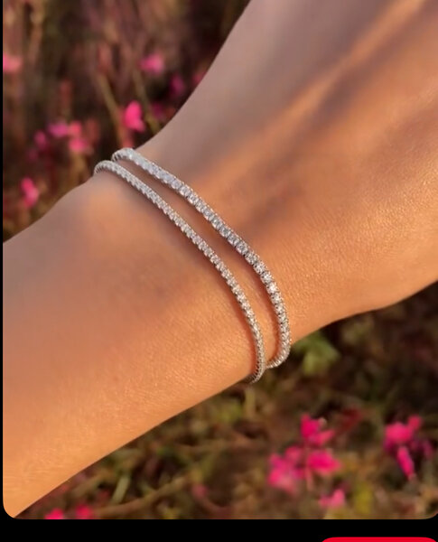 Bracelet en strass doré