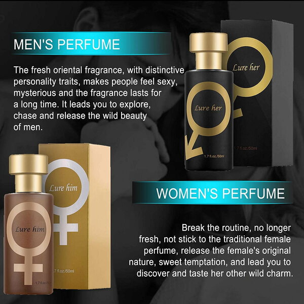 Lure Him and Lure Her Pheromone attractant perfume
