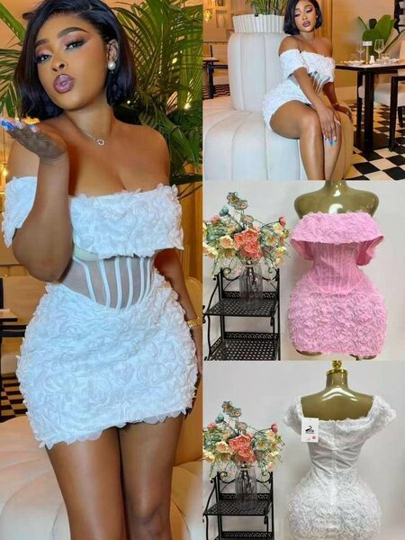 Robe de soirée florale