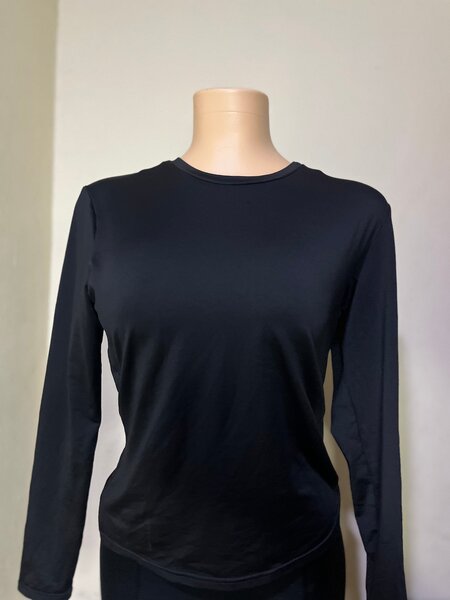 T-shirt à manches longues noir