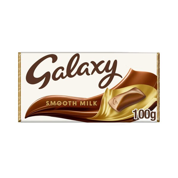 Galaxy Smooth Milk Chocolate Block Bar 100g