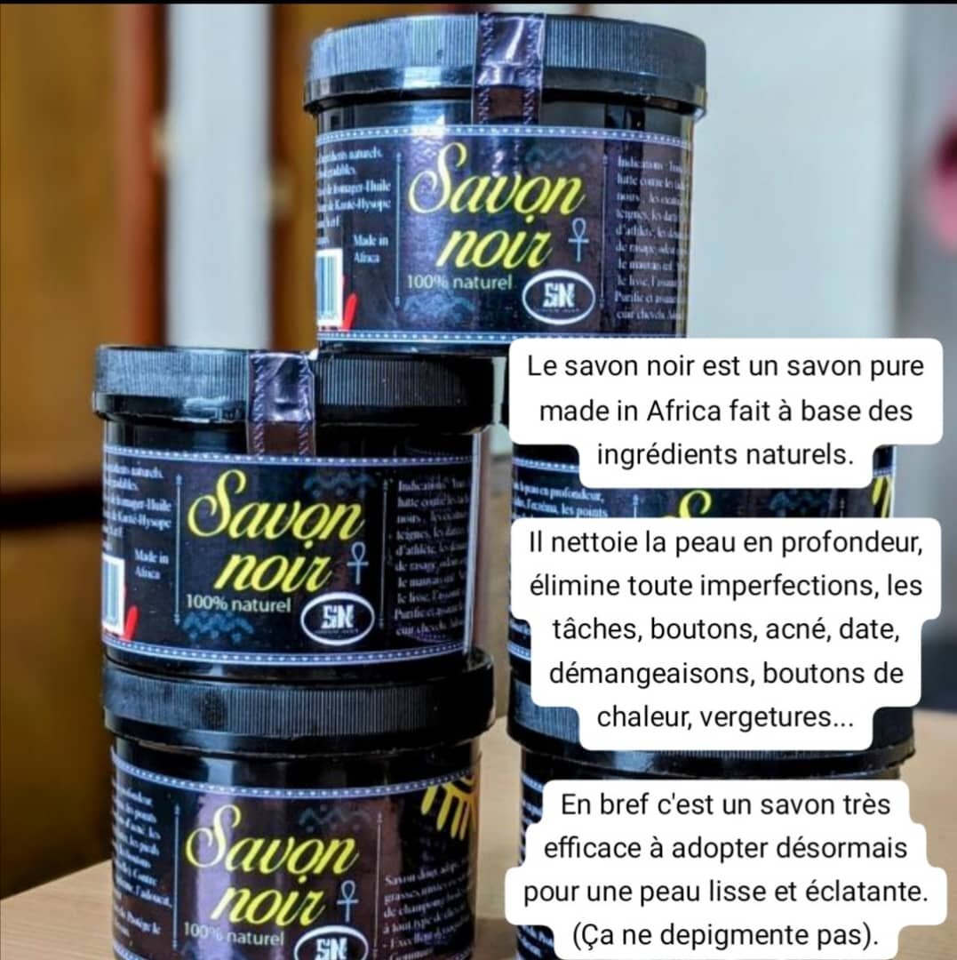 Savon Noir Naturel Africain