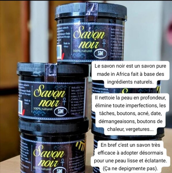 Savon Noir Naturel Africain