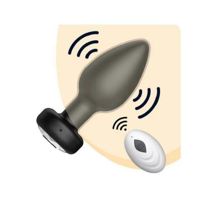 Plug vibrant avec télécommande