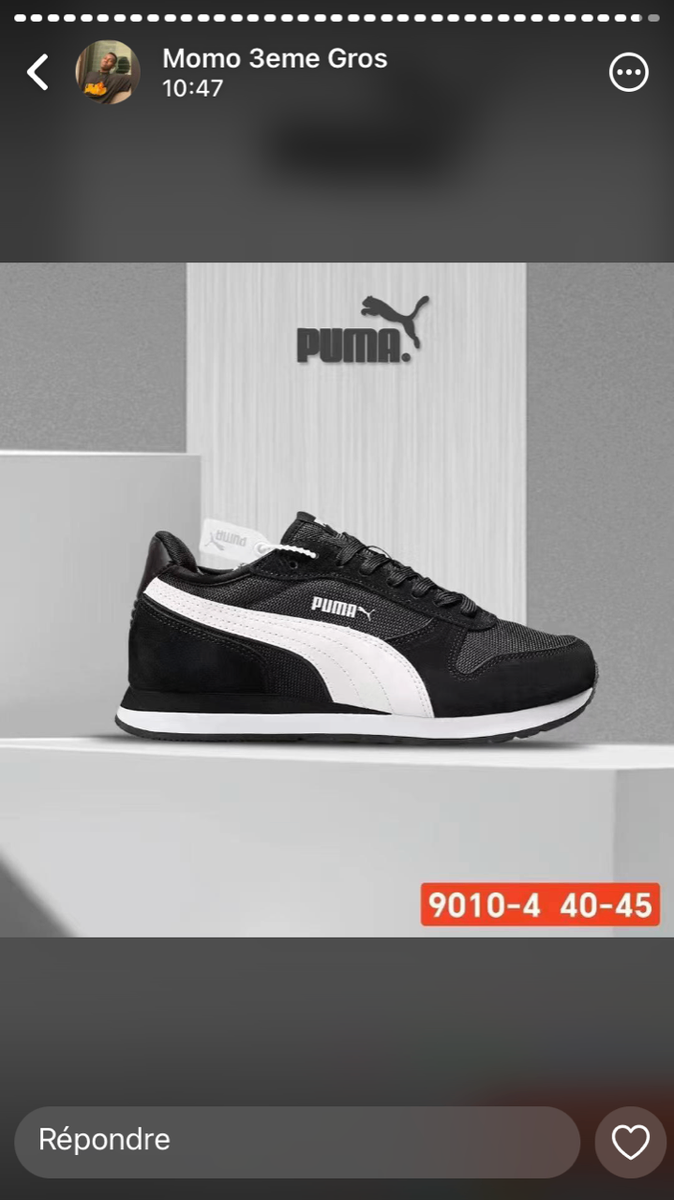 Baskets confortables Puma